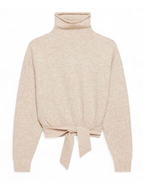 Aritzia Wilfred - Lorin Wool Blend Tie Waist Sweater